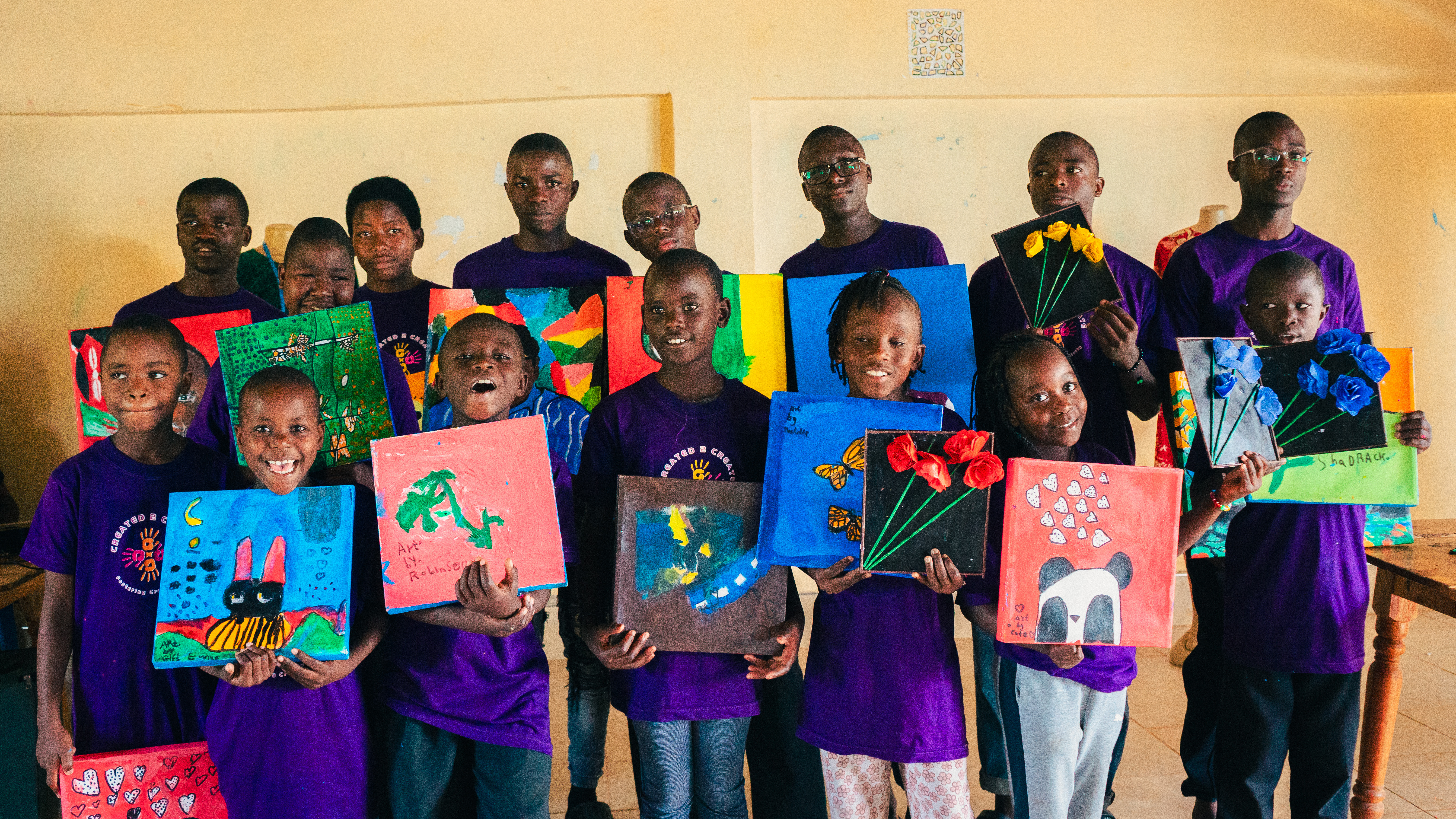 Children developing their talents at Upendo