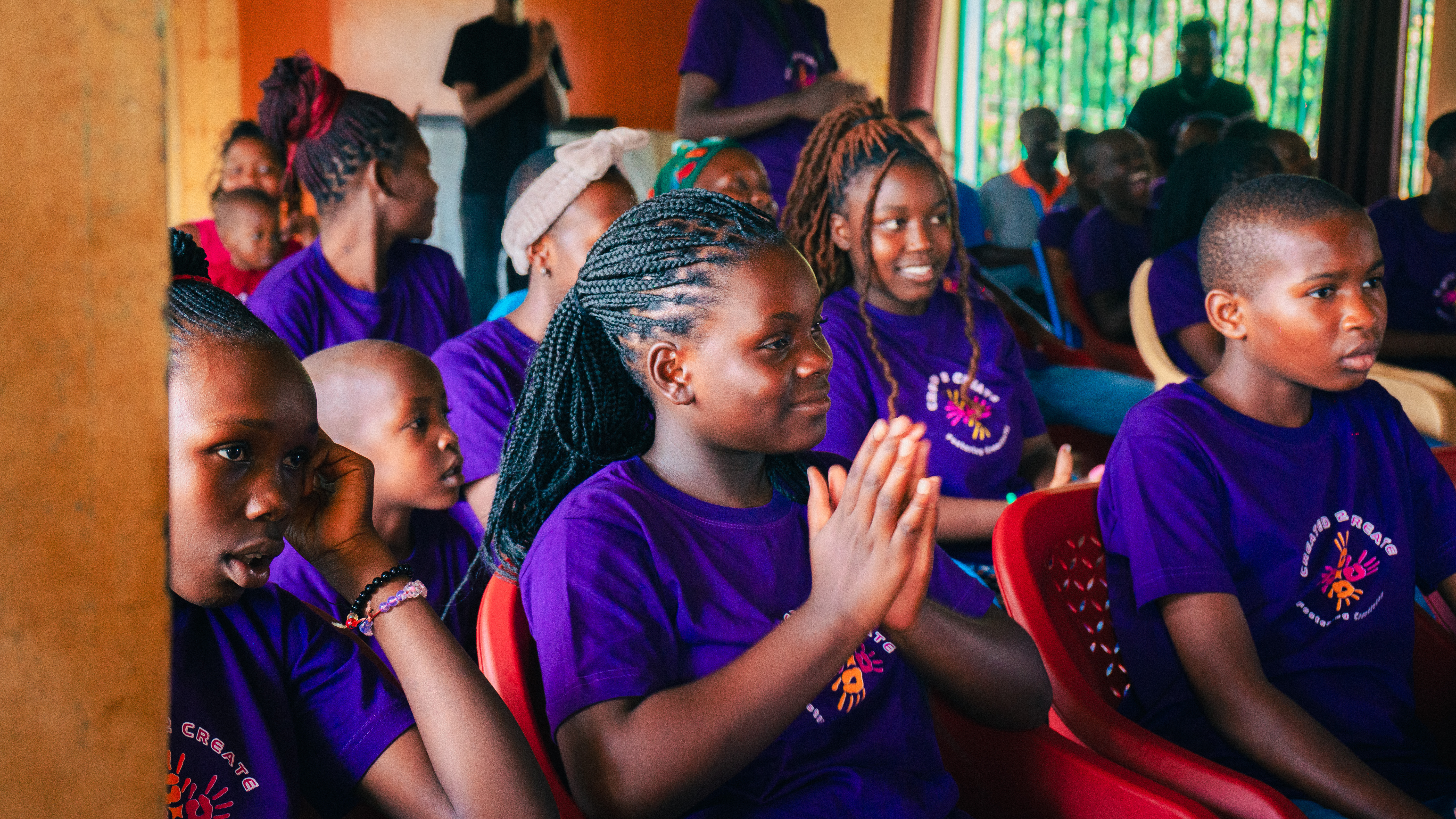 Mentorship session at Upendo Children's Center